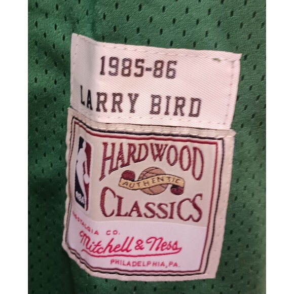 Larry Bird (Mitchell/Ness)-(Celtics)-(1985-86)-(Green)-(Size:XL)-(New)-$… - Picture 11 of 12